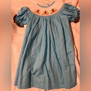 Smocked turkey dress